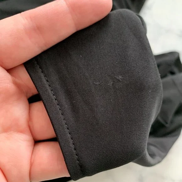 WAYF Rigby Ruched Midi Dress in Black - Picture 9 of 11